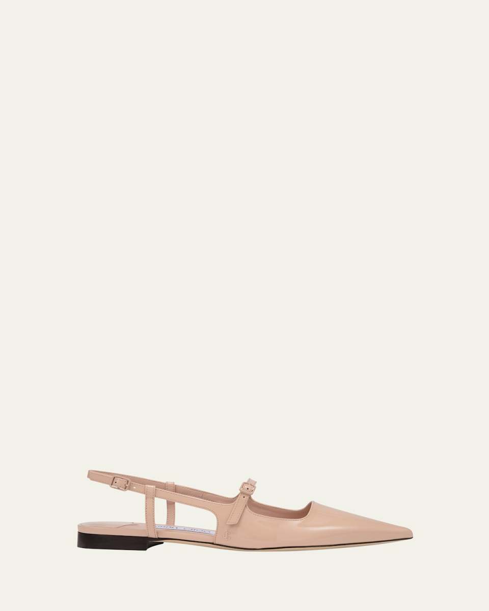 Didi Leather Mary Jane Slingback Flats